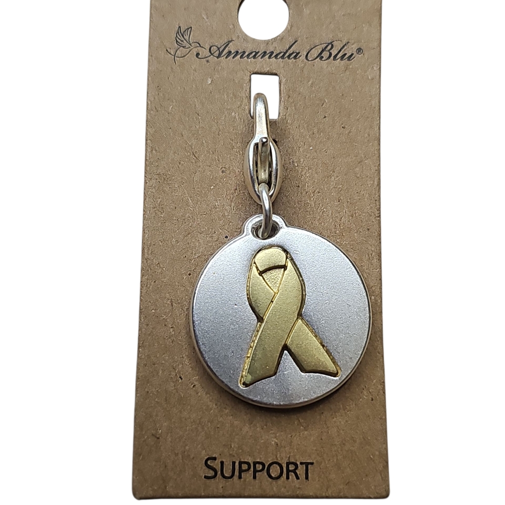 Silver and Gold Support Charm
